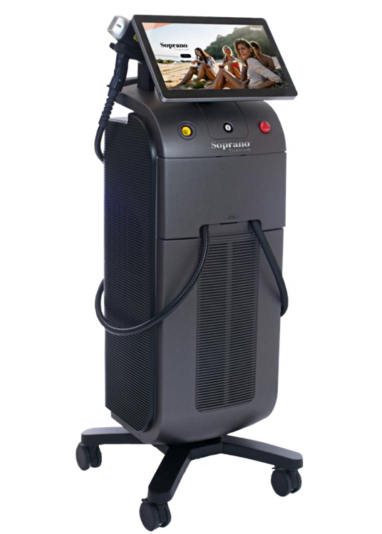 دستگاه لیزر تیتانیوم km ٢٠٢٣ به همراه هندپیس سرد با سری گوش و بینی