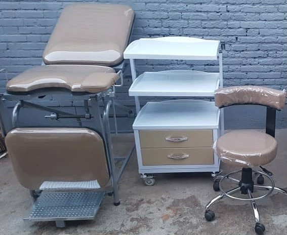 ست تخت ژنیکولوژی، تابوره و ترالی