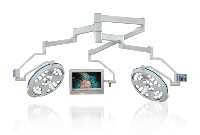 چراغ اتاق عمل دو قمر Luminous LED3-3 برند صا ایران